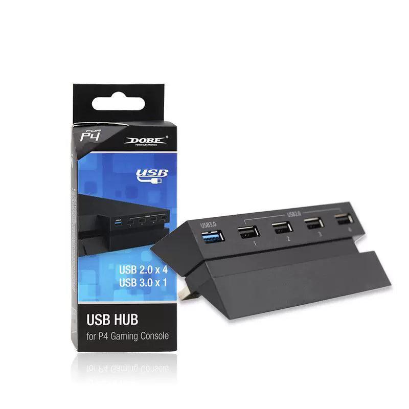 HUB for PS4 Video Game Console Accessories 5-Port USB Expansion - ClubOn