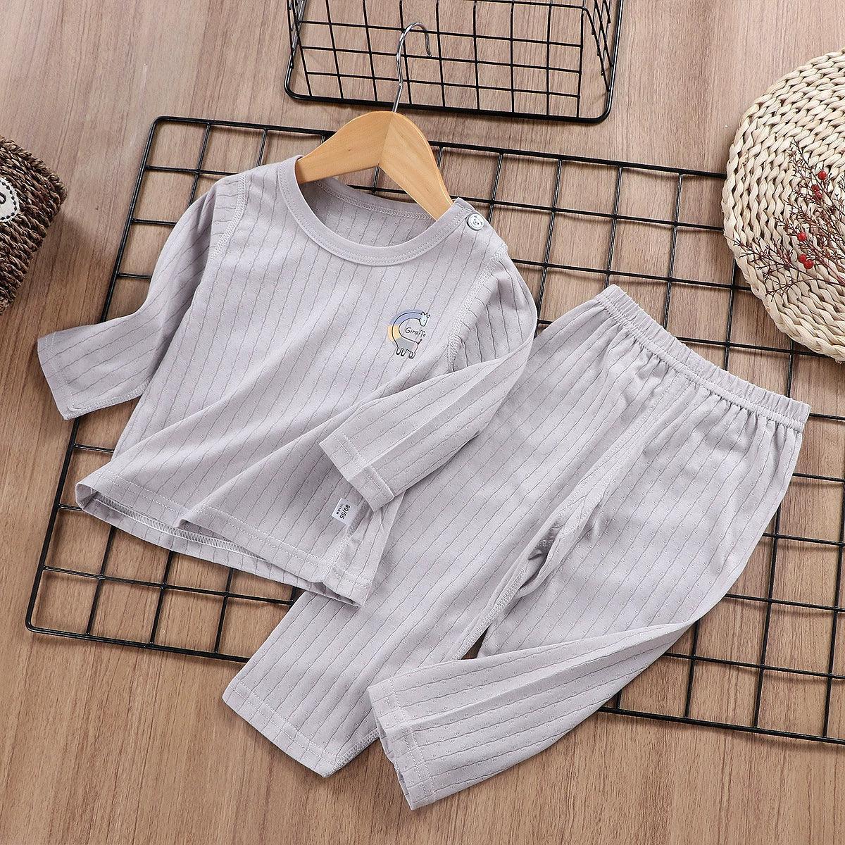 Children's Cotton Pajama Set - Boys' Pants and Top - ClubOn