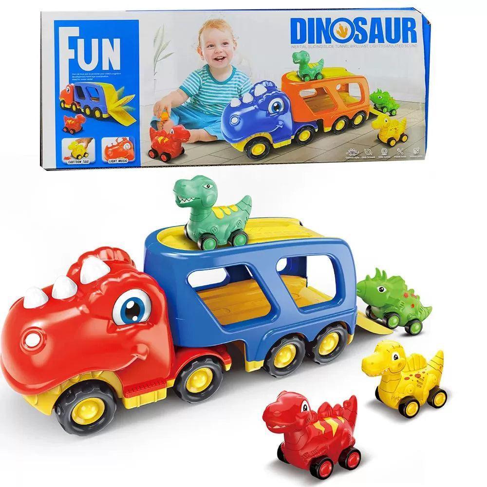 Die-Casting Transport Truck Toy Set – Durable Vehicles for Kids - ClubOn