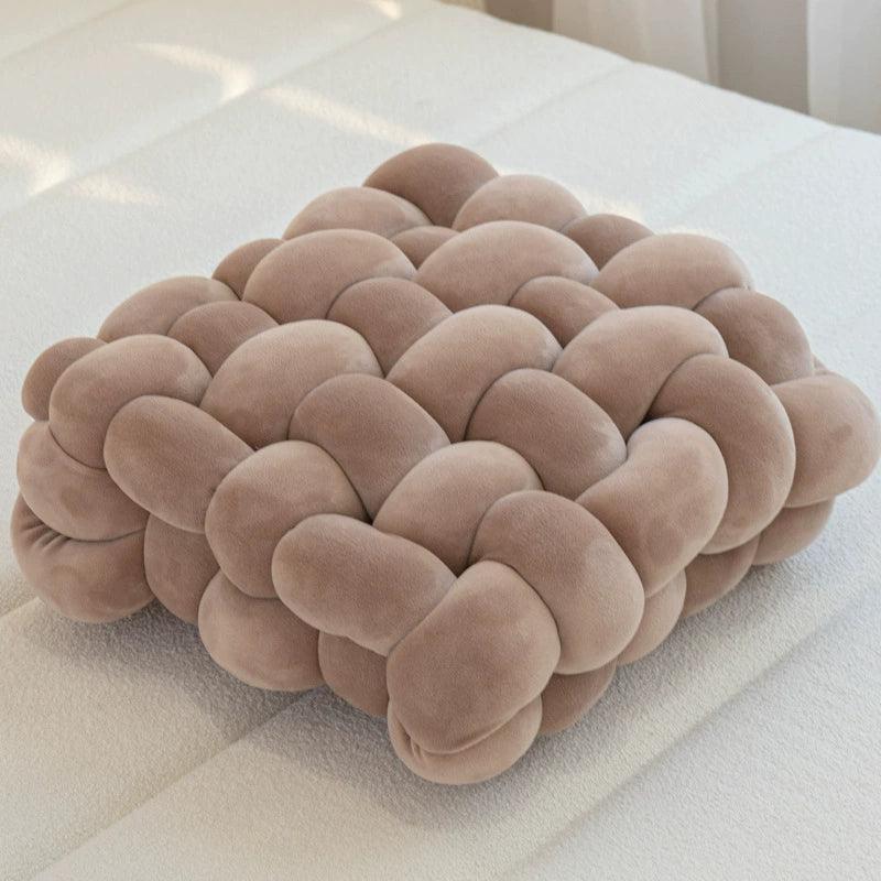 Hand-Woven Tatami Cushion – Natural Floor Seating Pad - ClubOn