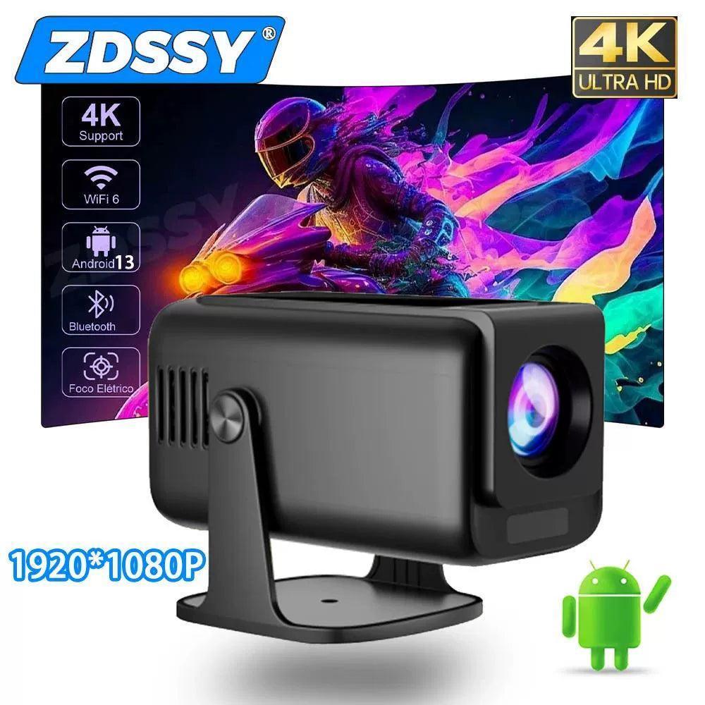 HP320 Projector 1920X1080P Android 13 WiFi Smart Home Cinema - ClubOn