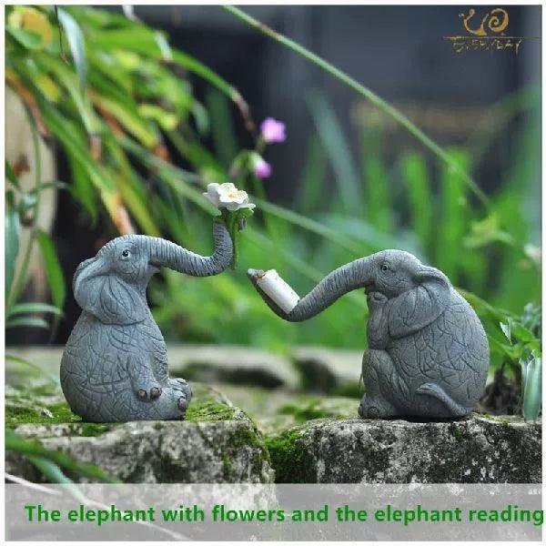 Lucky Elephant Figurines – Everyday Collection for Fairy Gardens - ClubOn