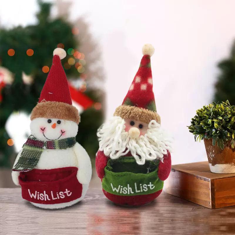 Santa and Snowman Christmas Toys – Festive Dolls for Gifts & Decor - ClubOn
