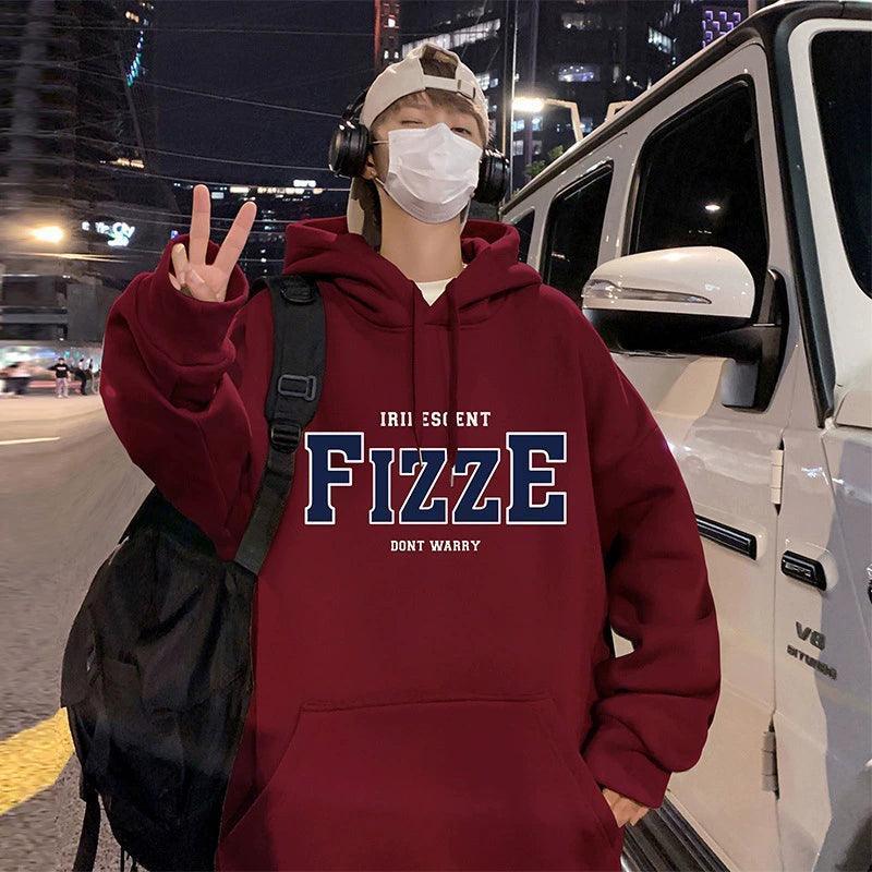 Men's Heavyweight Sweatshirt – Loose Fit High Street Hoodie - ClubOn