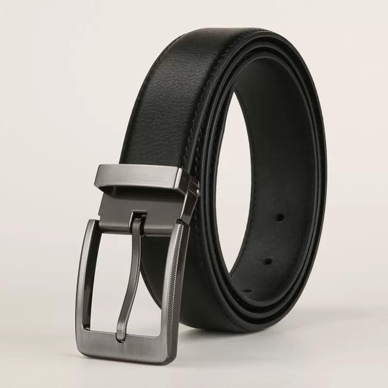 Men's Waist Belt – Leather Belt for Jeans, Black, Stylish for Men - ClubOn