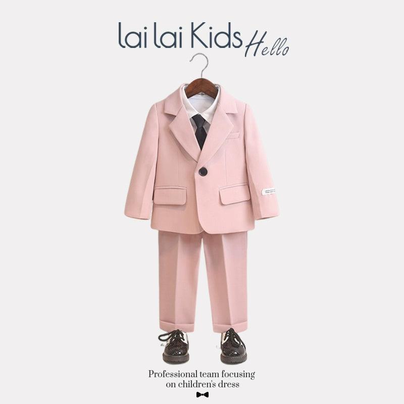 Children's Suit – Thickened Autumn & Winter Boys Suit for Baby One-Year-Old Dress, Wedding, Flower Girl & Performance - ClubOn