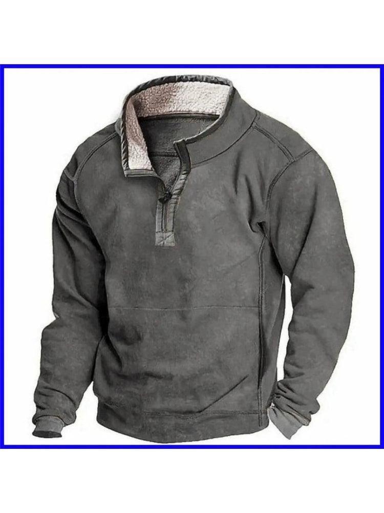Men’s Zip-Up Hoodie – Winter Hoodie Top for Men - ClubOn