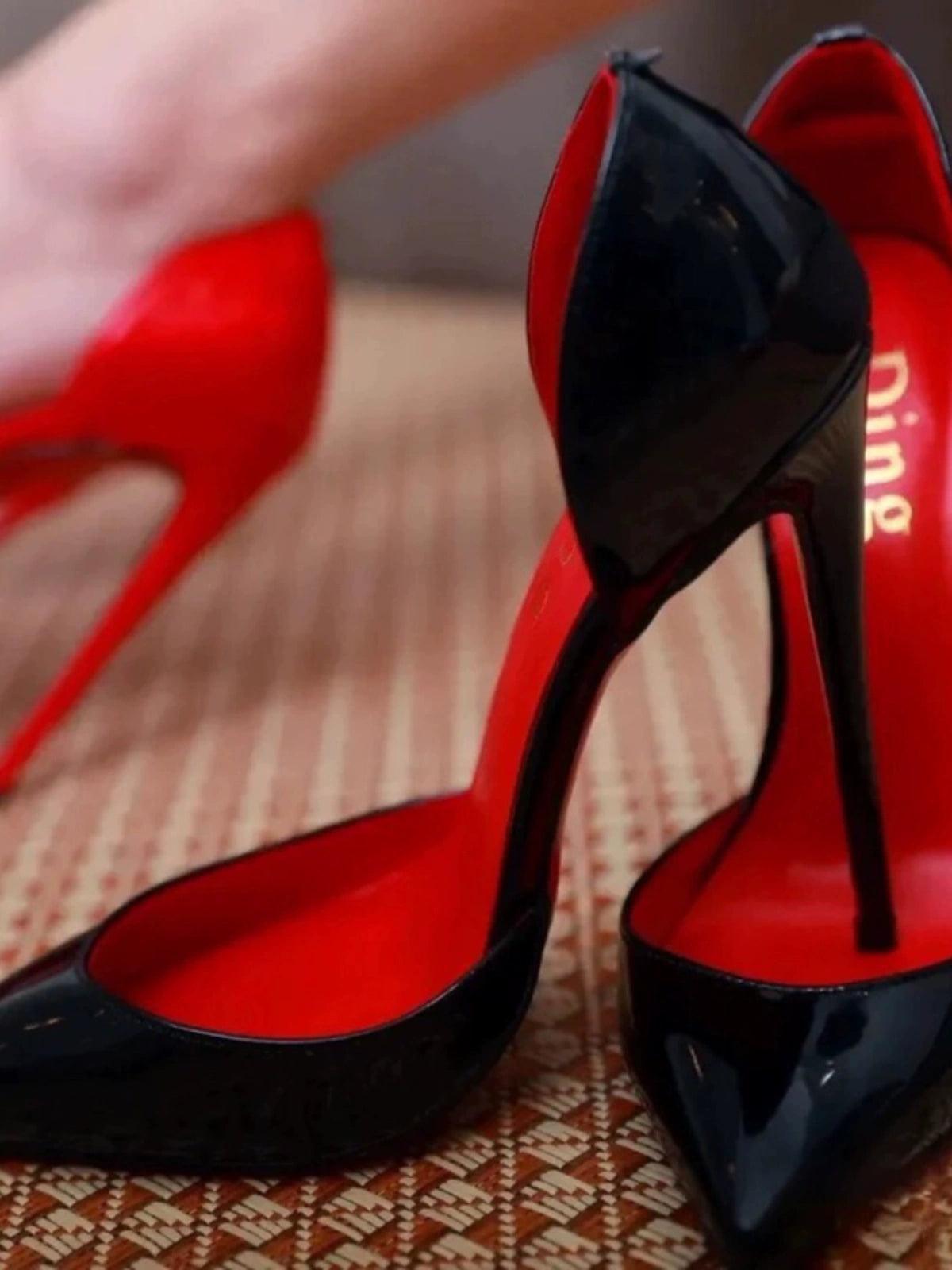 Black Red Bottom High Heels for Women – Summer 2023 - ClubOn