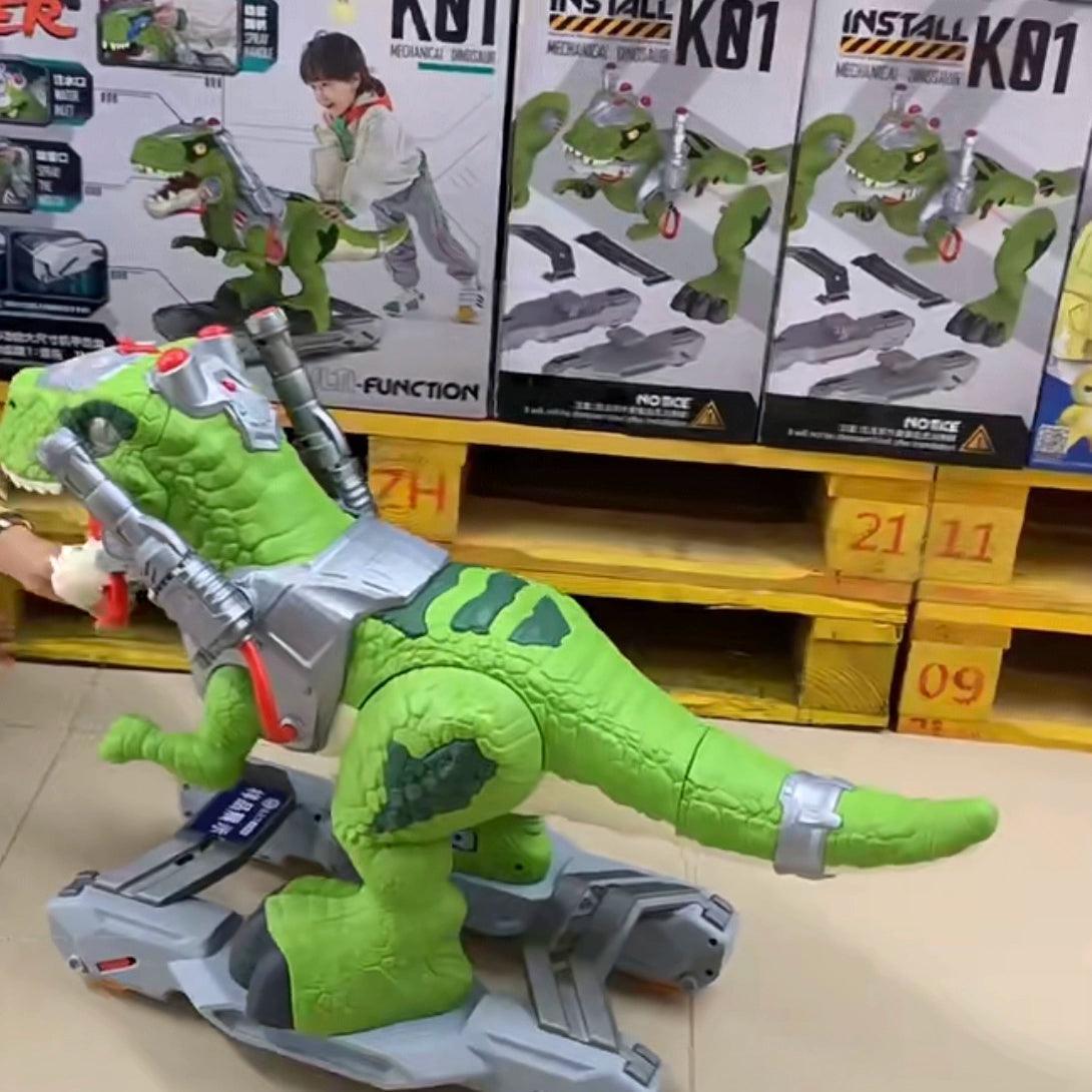 Sam’s Dinosaur Scooter Toy – Electric Tyrannosaurus Rex with Spray - ClubOn