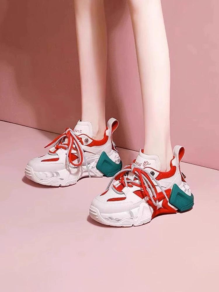 Women’s Dad Shoes – Autumn/Winter 2024 Genuine Leather Style - ClubOn