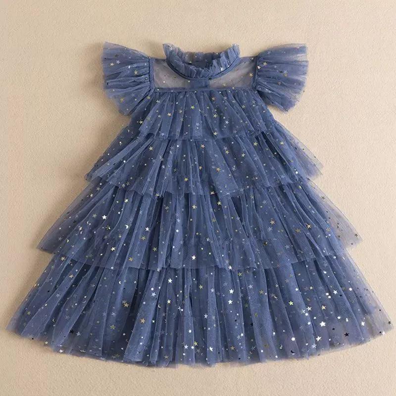 Birthday Party Dresses for Girls – Star Sequins Dress for Kids - ClubOn