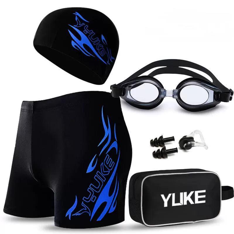 Men's Swimming Set | Swim Trunks, Glasses, and Cap - ClubOn