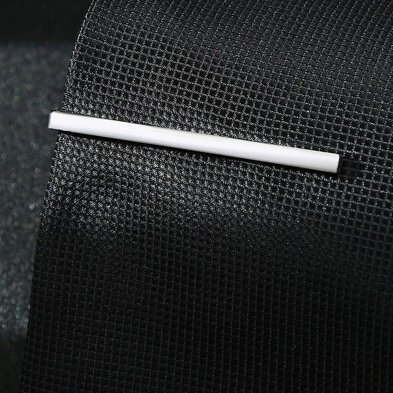 Simple Thin Tie Clip Men's Groom Wedding Professional Accessory - ClubOn