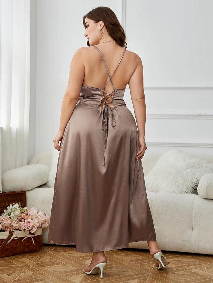 Plus Size Long Night Dress - Pajamas for Curvy Women - ClubOn