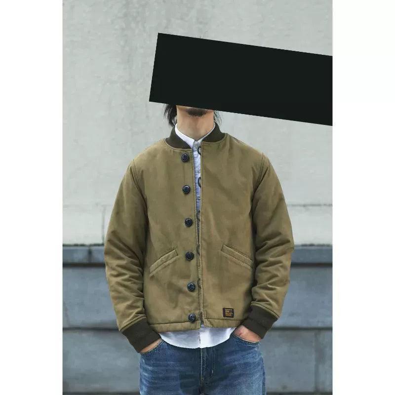 Men’s Parka Warm Cotton Coat Jacket – Thickened Cold-Proof - ClubOn