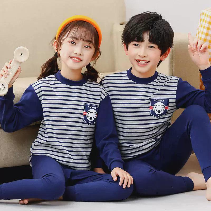 Autumn & Winter Kids Pajamas Set – Baby Girl & Boy Clothes - ClubOn
