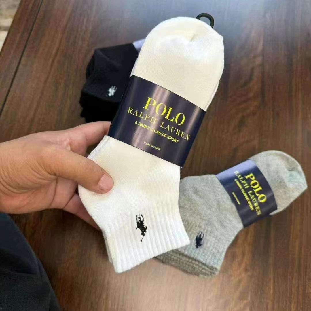 Classic Embroidered Pony Socks – Couple Style Towel-Bottom Knitted Socks - ClubOn