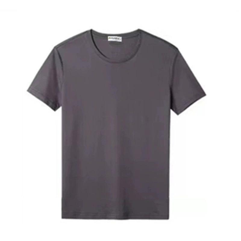Men's Short Sleeved T-shirt – Solid Color Casual Top - ClubOn