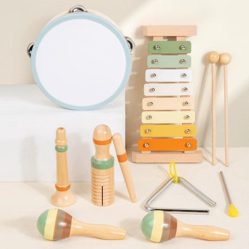Children's Percussion Music Station – Piano and Drum Educational Toy - ClubOn