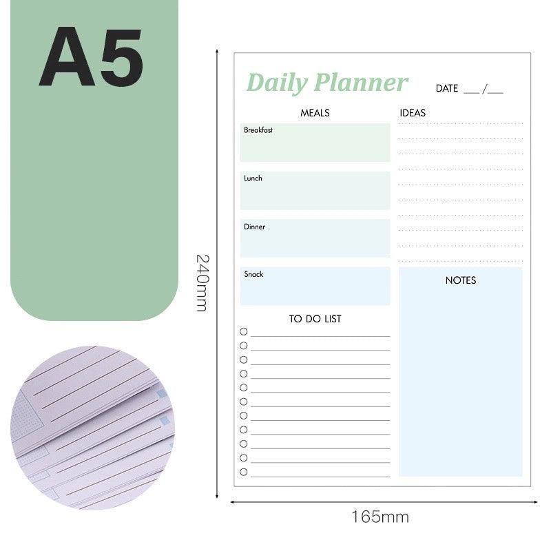 Daily Planner & Weekly Notepad – To-Do List Notebook - ClubOn