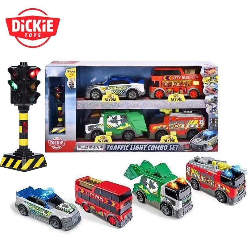 German DICKIE TOYS Command Center – Fire Truck, Ambulance & Police Car Set - ClubOn