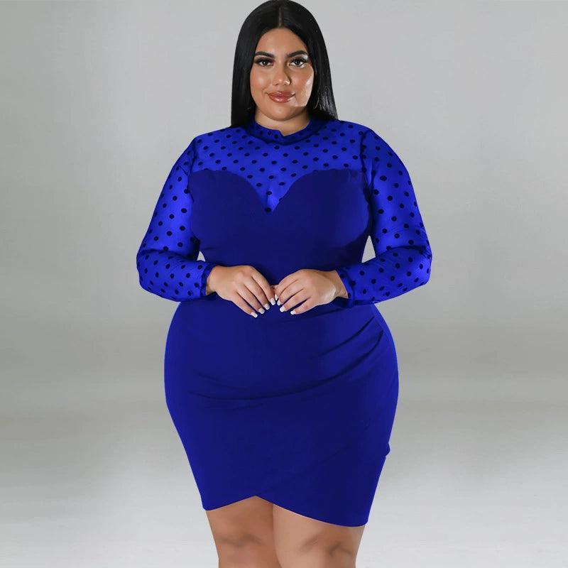 Plus Size Sexy Red Party Dress - Big Size for Women - ClubOn