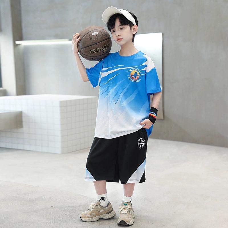 Boys Quick-Drying Training Suit – Summer Basketball Uniform - ClubOn