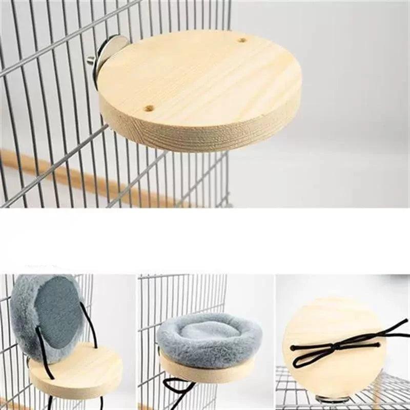 Fatbird Parrot Foot Warmer Platform – Swing, Hammock & Sleeping Nest - ClubOn