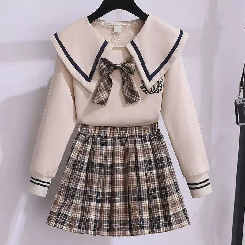 School Uniform Blouse with Bow Tie – Autumn Style - ClubOn