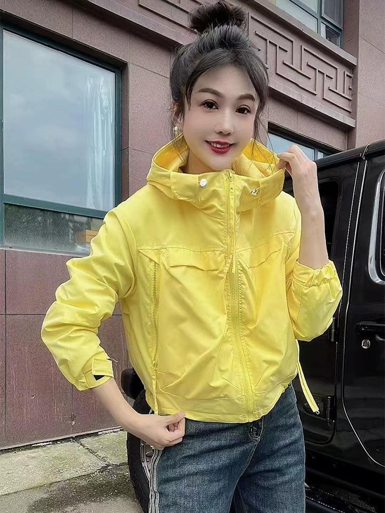 2024 Women's Casual Short Cotton Jacket - Autumn Style - ClubOn