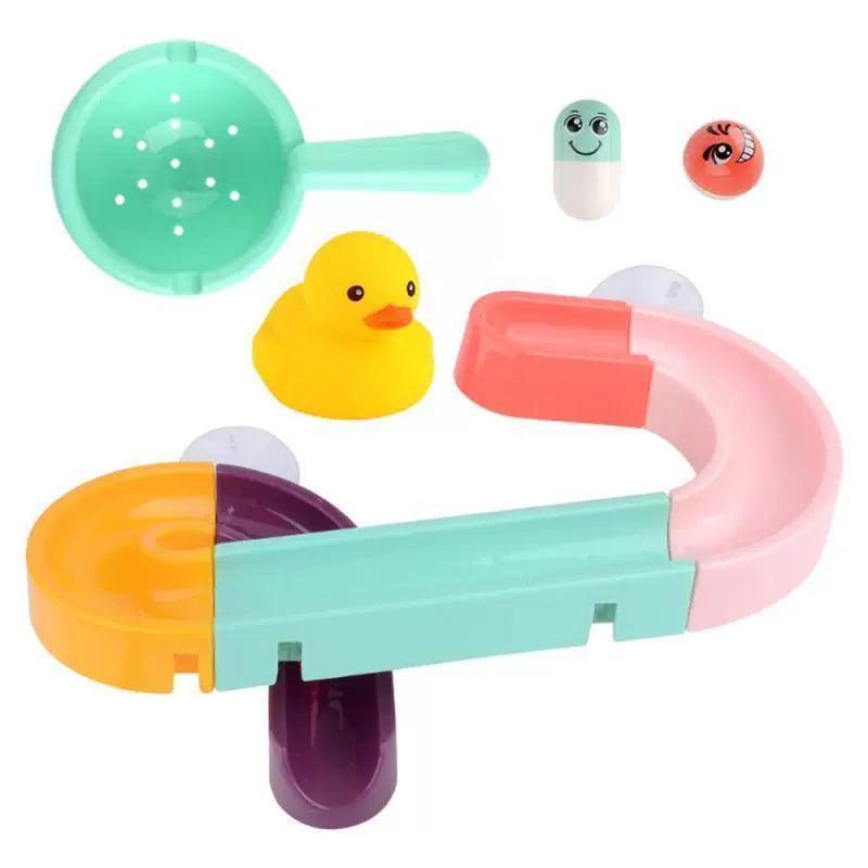 DIY Baby Bath Toys – Suction Cup Marble Run Track Set - ClubOn