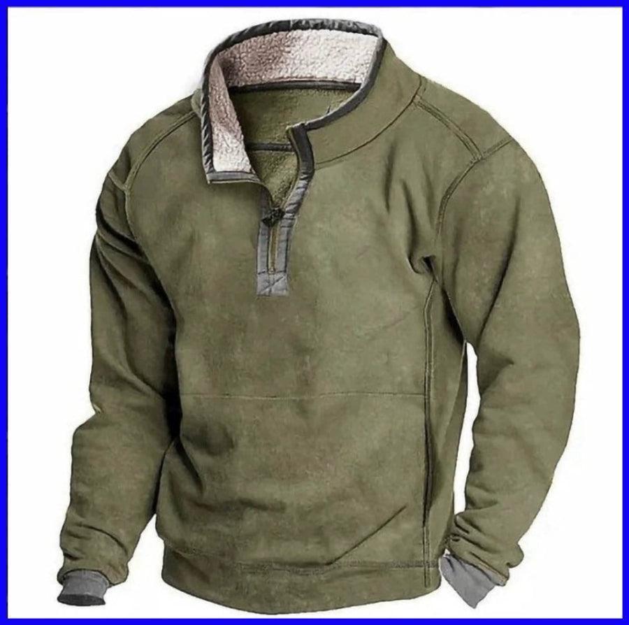 Men’s Zip-Up Hoodie – Winter Hoodie Top for Men - ClubOn