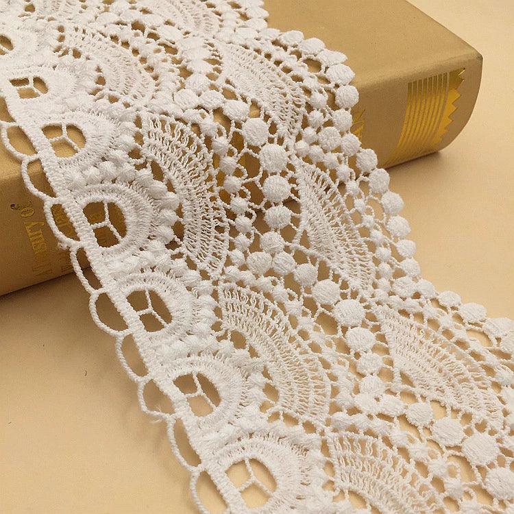 1 Yard 11cm Cotton Lace – Decorative Trim for Needlework & Garments - ClubOn
