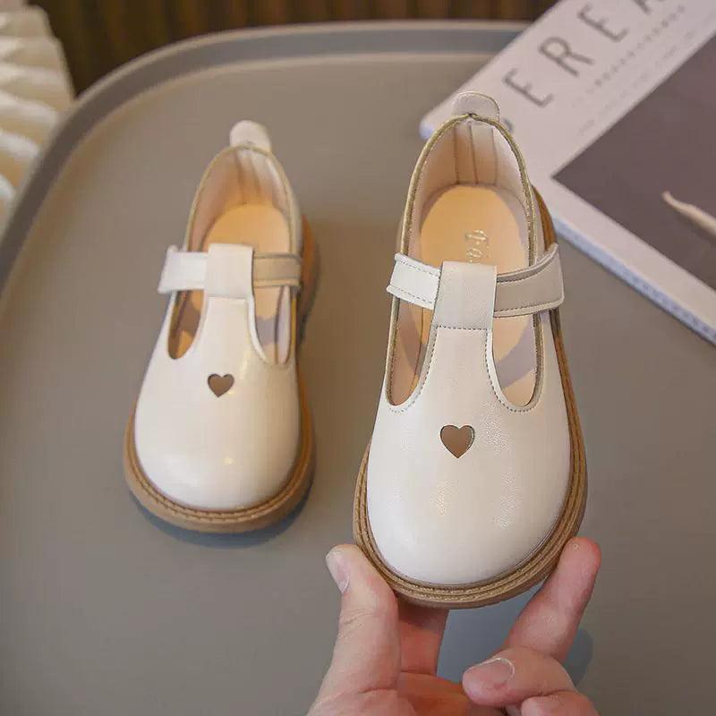 Classic Black School Leather Shoes for Girls – Uniform Style - ClubOn