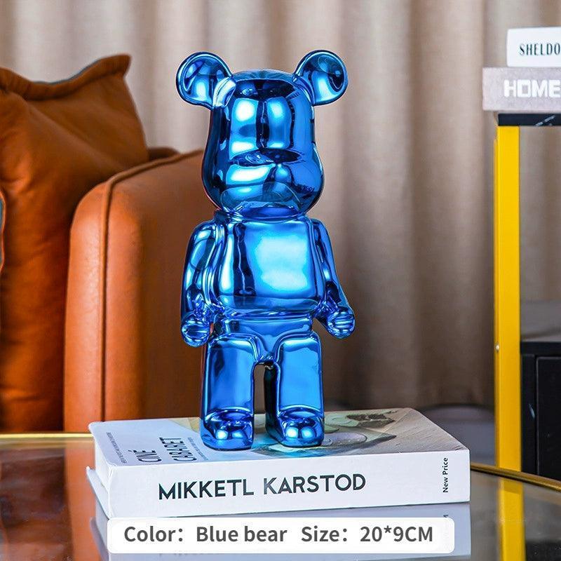 Electroplated Violent Bear Figurine – Bold Home Decoration - ClubOn