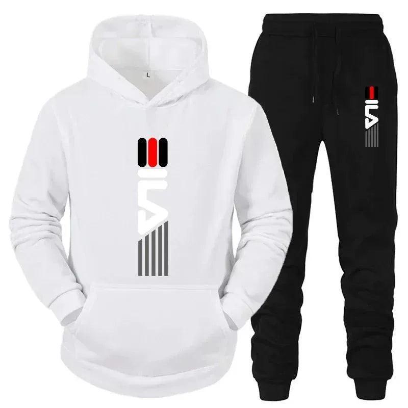 Men's Tracksuit Set - Hooded Sweatshirt + Sweatpants 2-Piece Set - ClubOn