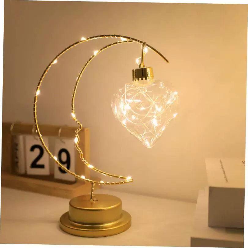 Iron Moon Christmas Decoration Lights – Indoor Holiday Ornaments - ClubOn
