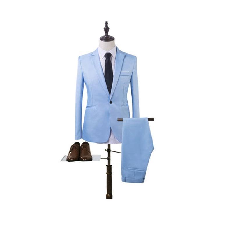 Men's Business Suits Wedding Dress Suit Set - ClubOn
