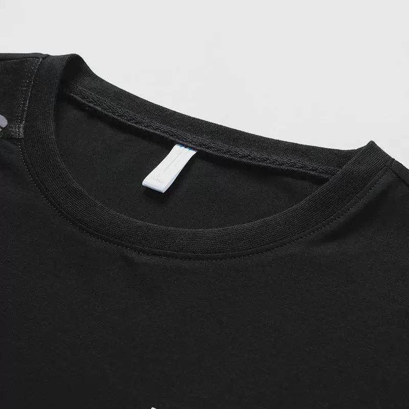 Men's Large Size Short Sleeve T-Shirt | Summer Loose Fit Base Shirt - ClubOn