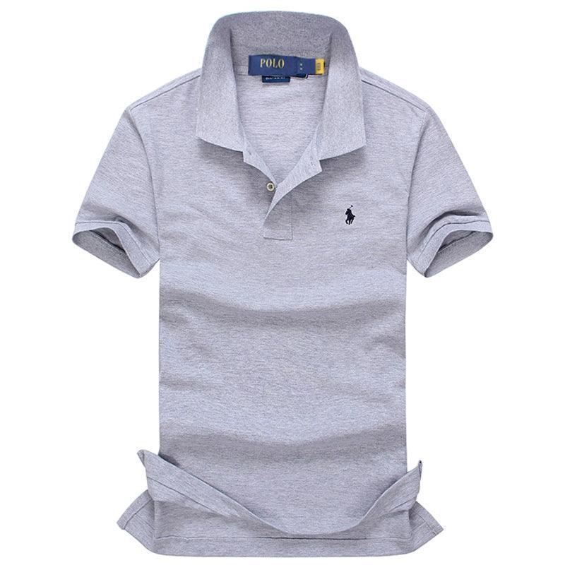 Pony Logo Paul Men’s Polo Shirt – Business Casual Loose Cotton T-Shirt - ClubOn
