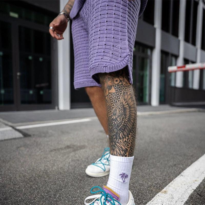 Men's Sports & Leisure Trend Suit – Loose Fit Short-Sleeve & Shorts Set - ClubOn