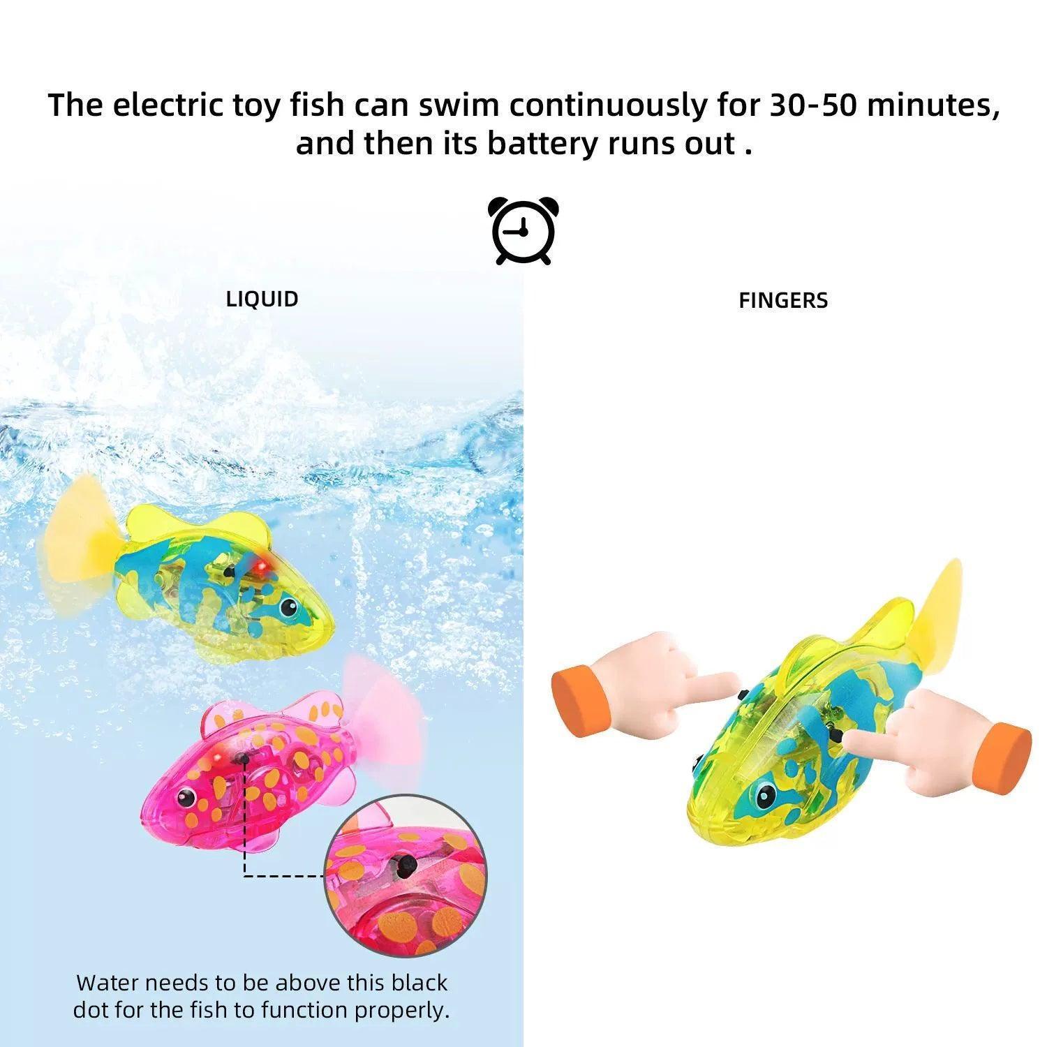Interactive Robot Fish Toy - Swimming Pet Toy for Cats & Dogs - ClubOn