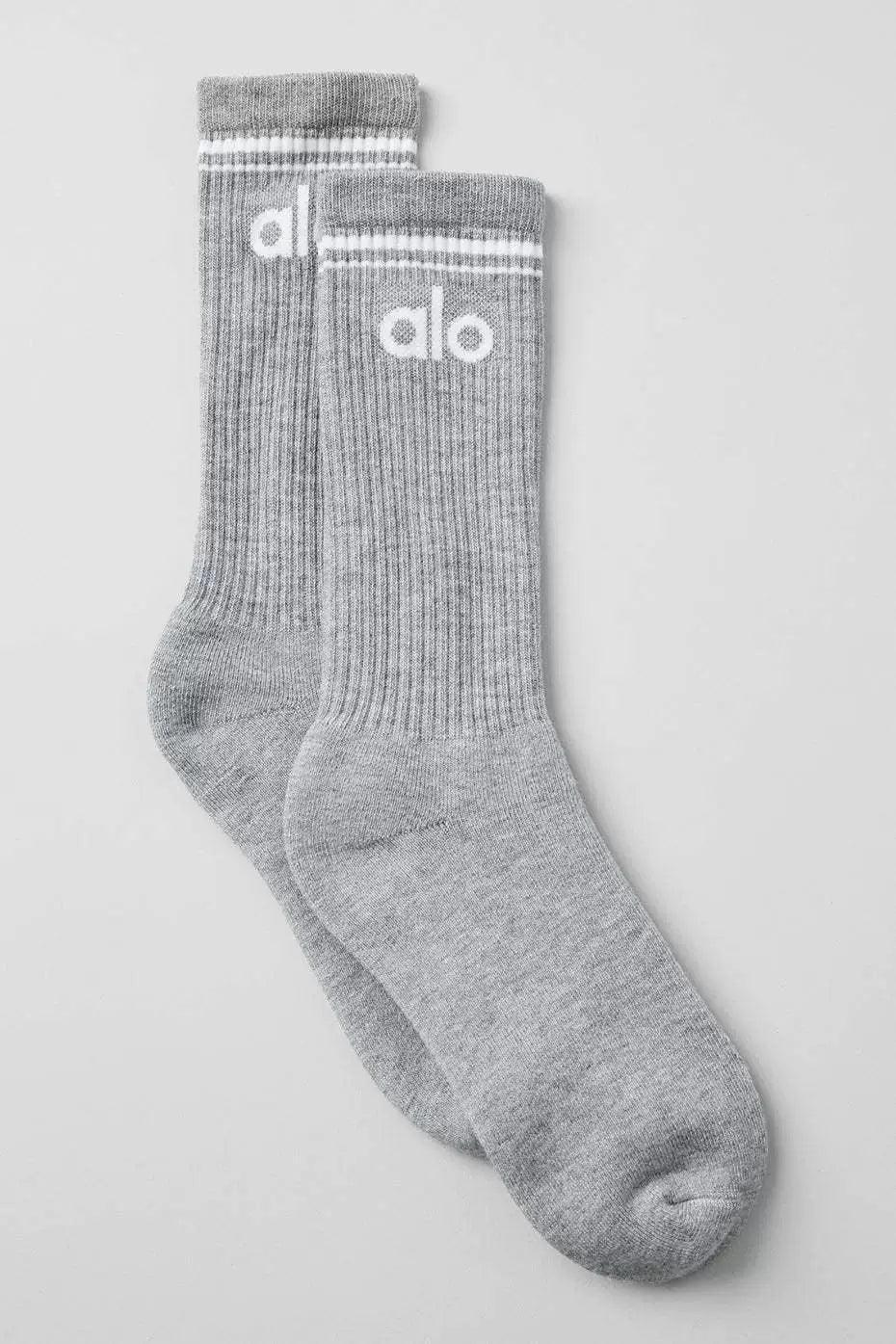Alo Cotton 18cm Medium-Length Fashion Socks – Pure Cotton, Four Seasons, Sports Leisure, Couple Socks - ClubOn