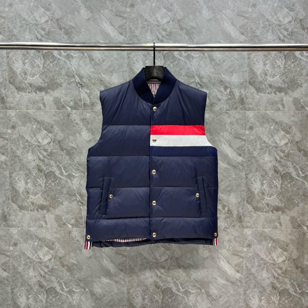 Men’s Fashion Brand Down Jacket Vest – Matte Nylon Winter Outerwear - ClubOn