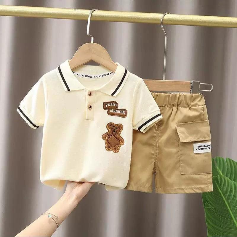 Cotton T-Shirt & Shorts Set for Baby Boys - ClubOn