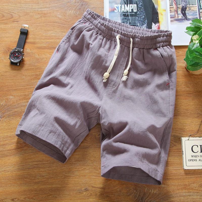 Men’s Washed Cotton Shorts – Summer Casual Short Pants for Men - ClubOn