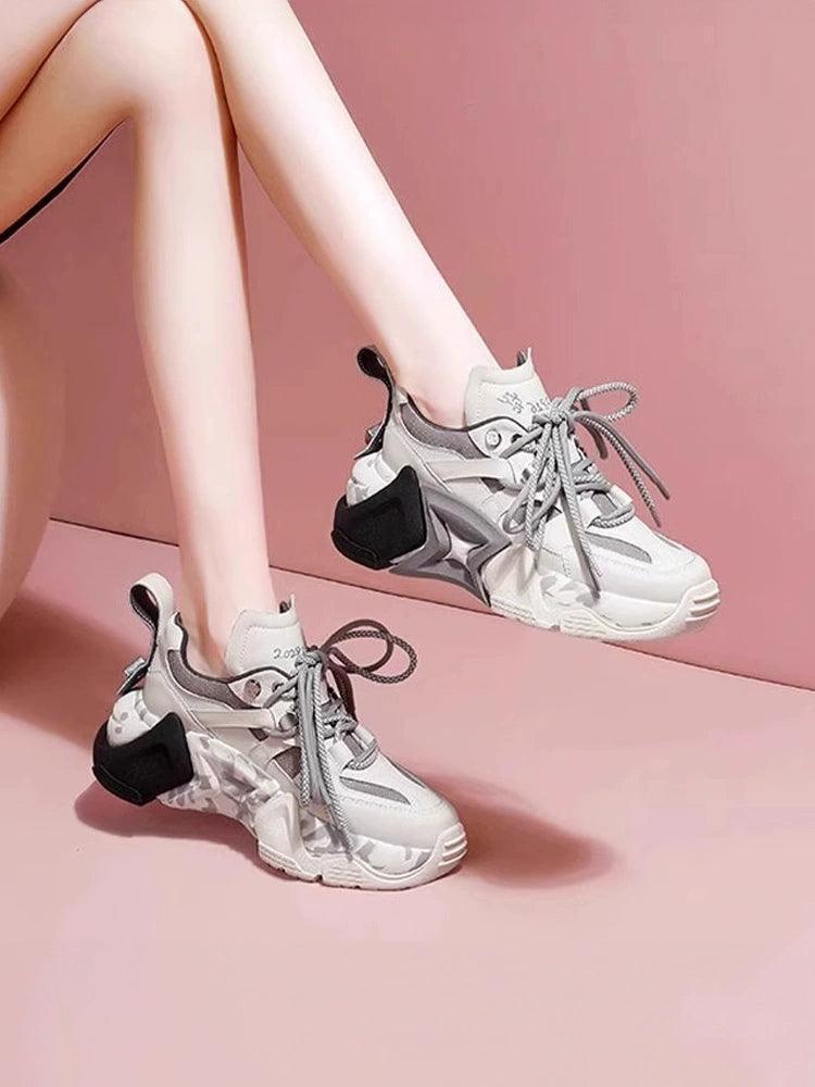 Women’s Dad Shoes – Autumn/Winter 2024 Genuine Leather Style - ClubOn