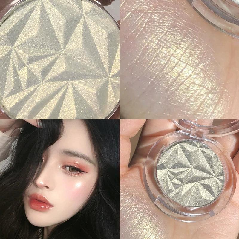 Face Highlighter Powder - Glitter Glow & Contour Makeup - ClubOn