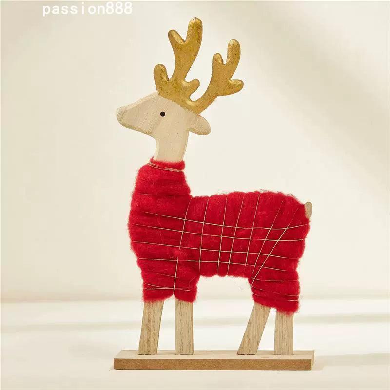 Christmas Decoration Elk Santa Claus Tree – Festive Holiday Décor - ClubOn