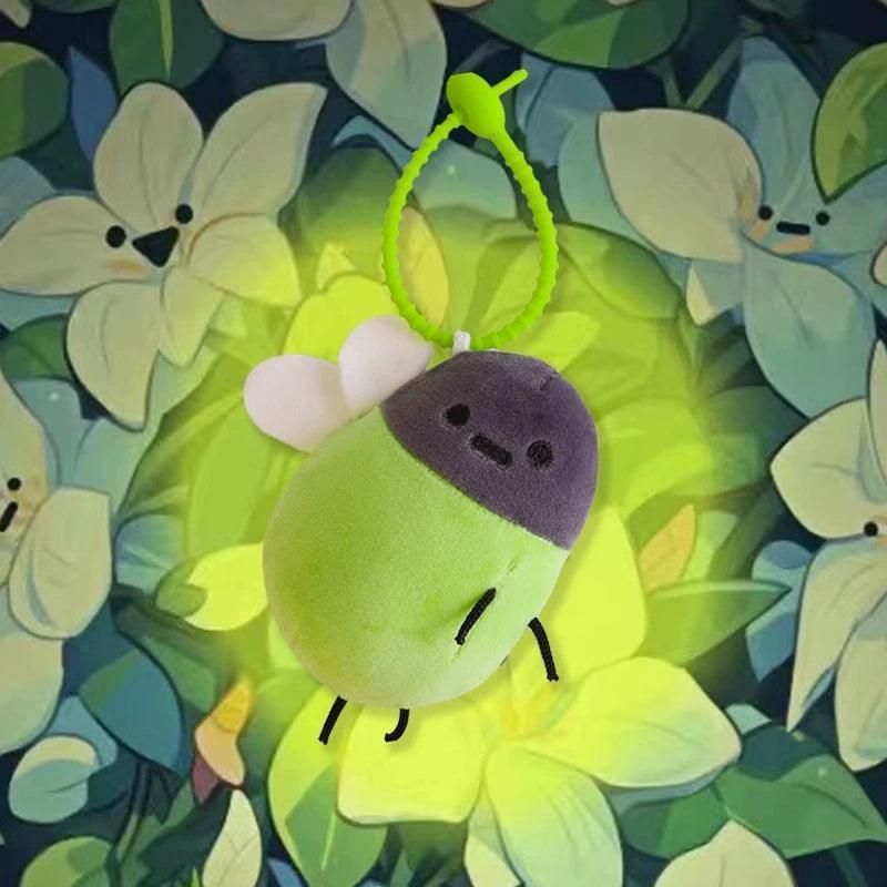Hangfook Co-Branded Luminous Firefly Plush Keychain Doll – Couple Pendant - ClubOn